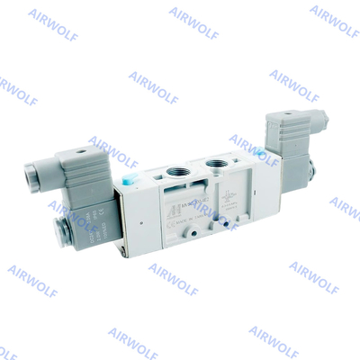 MVSC-300-4E1 MVSC-300-4E2 3/8 Mindman 5/2 Way 0.2-0.8Mpa Aluminum DC24V AC220V AC110V DC12V