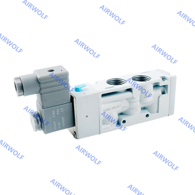 Single Double coil MVSC-460-4E1 MVSC-460-4E2 1/2 Mindman 5/2 Way 0.2-0.8Mpa Aluminum DC24V AC220V AC110V DC12V Solenoid valve