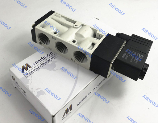 Single Double coil MVSC-460-4E1 MVSC-460-4E2 1/2 Mindman 5/2 Way 0.2-0.8Mpa Aluminum DC24V AC220V AC110V DC12V Solenoid valve