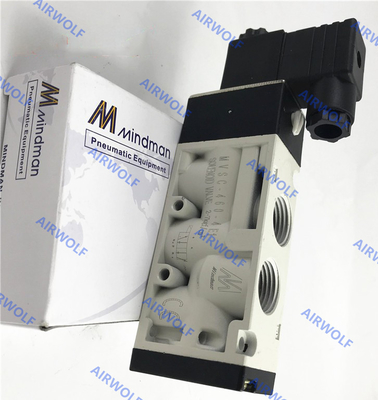 Single Double coil MVSC-460-4E1 MVSC-460-4E2 1/2 Mindman 5/2 Way 0.2-0.8Mpa Aluminum DC24V AC220V AC110V DC12V Solenoid valve