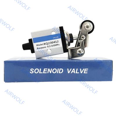 XQ Series Aluminum Pneumatic Mechanical Valve with 3/2 Way and 5/2 Way Positions for Dry Compressed Air Directional Control