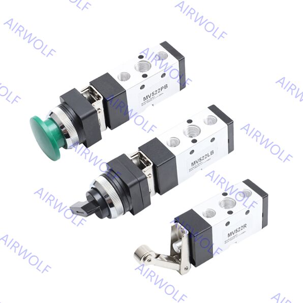 MV522, MV522EB, MV522LB, MV522PB Sunrise Nielsen 5/2 way MV Series Mechanical Valve