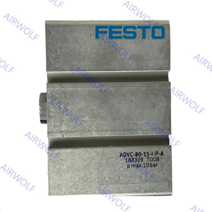 Festo ADVC-80-10-A-P-A,-15,-20,-25 ADVC-80-10-I-P-A,15,-20,-25 Double-Acting Short-stroke Cylinders