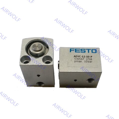 Festo AEVC-12-5-A-P-A AEVC-12-10-A-P-A AEVC-12-5-I-P-A AEVC-12-10-I-P-A Single-Acting Short-stroke Cylinders