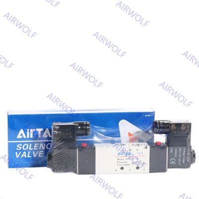 AIRTAC 4V230C-06/08, 4V230E-06/08, 4V230P-06/08 4V200 Série 5/3 voie soupape électrique électromagnétique 1/8
